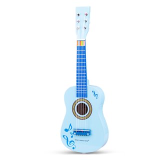 New Classic Toys - Gitarre - Blau mit Noten